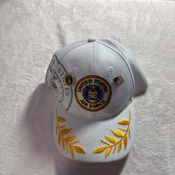 Unbranded Other - United States Air Force Baseball Cap with Embroidered Gold Laurel Leaves